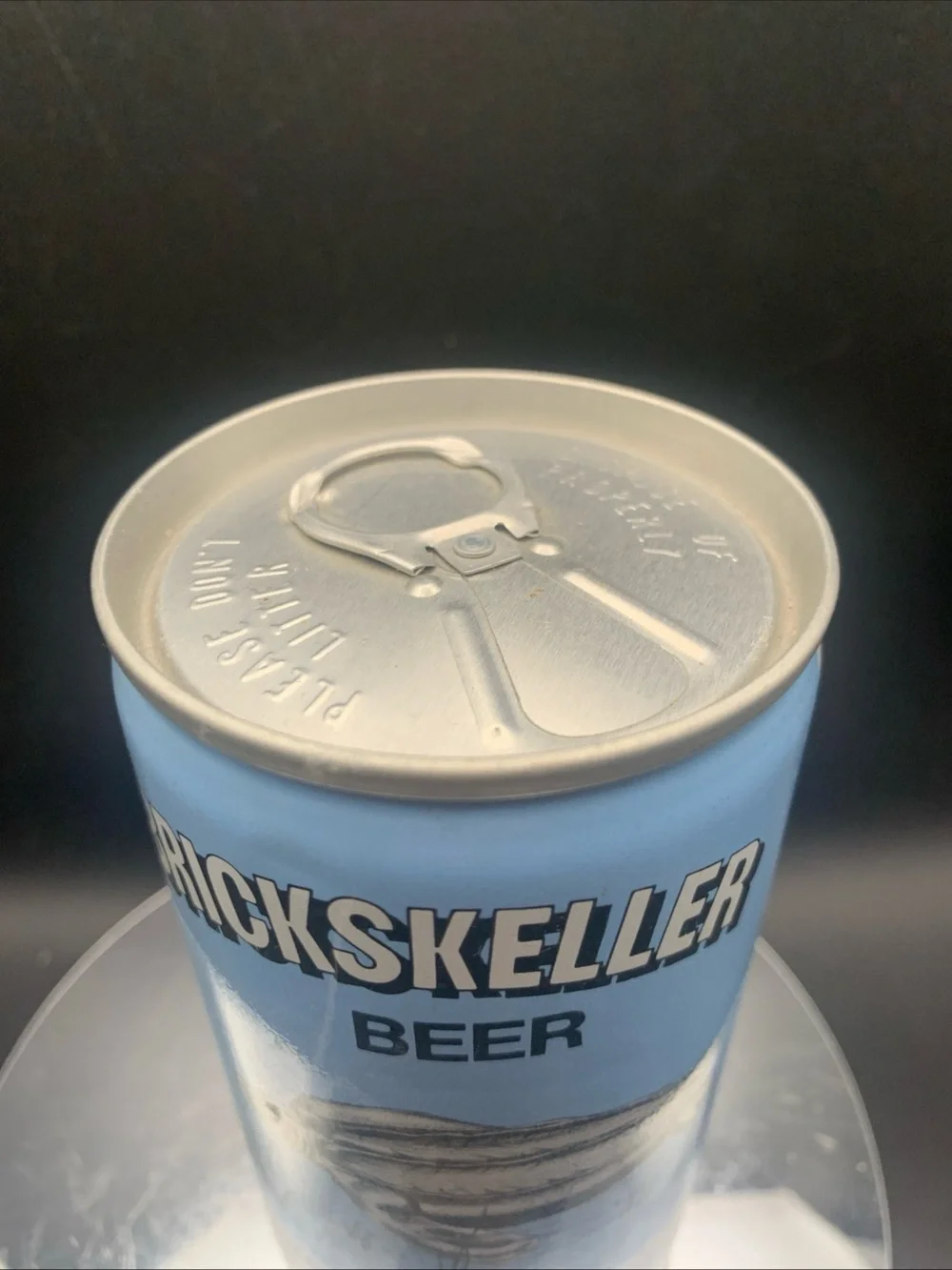 Vintage Beer Can Brickskeller Beer Leatherback Sea Turtle Pull Tab Empty